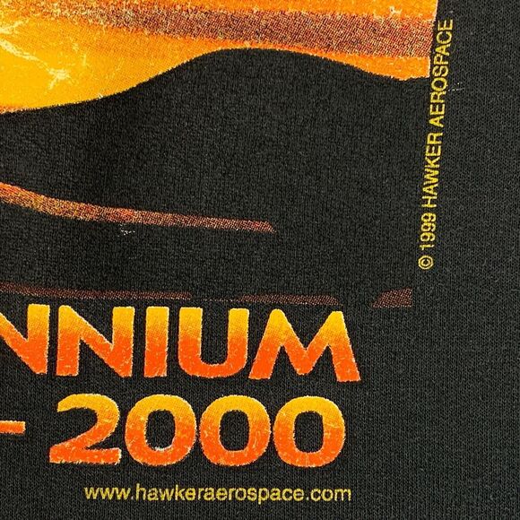 Vintage 90s USAF Stealth Bomber Sweatshirt Mens Large Northrop B-2 Spirit Black - Picture 5 of 7